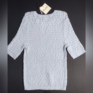 Marled Cloud Blue Knit Top size M brand new w tags